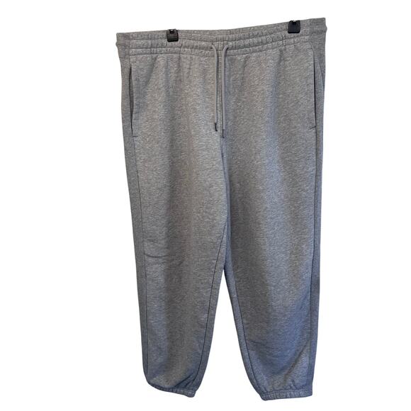 Mens members mark grey fleece plus size joggers size XXL - Picture 1 of 6